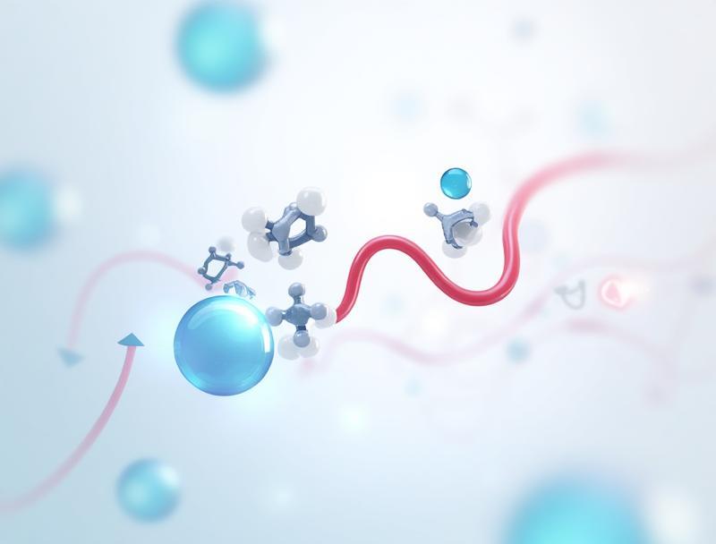 Scientific illustration depicting the molecular structure of nitric oxide and its effect on blood vessel dilation.