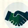Handshake icon symbolizing partnership.